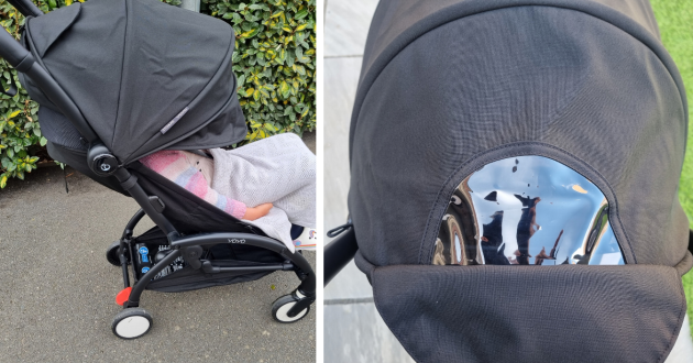 Stokke Yoyo 5 sun hood and peekaboo window