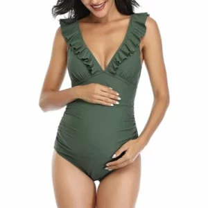 Summer Mae V Neck Maternity Swimsuit
