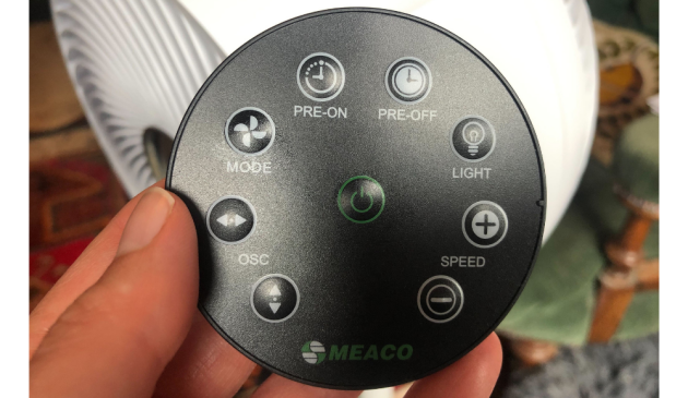 Meaco 1056P Pedestal Air Circulator remote control