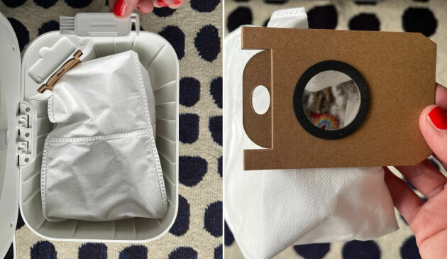 SwitchBot Mini Robot Vacuum K10+ dust bin