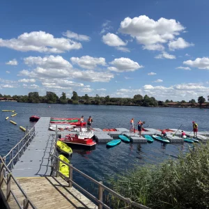 The water sports lake at Tattershall Lakes
