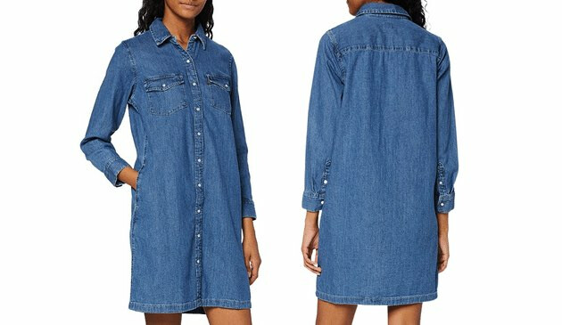 denim shirt dress