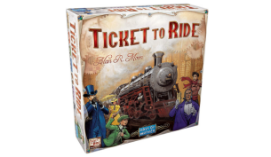 Ticket to Ride board game stock image of box