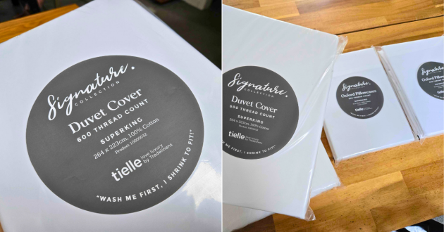 The Tielle Smooth and Silky set in its packaging