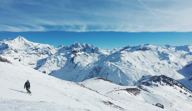 Tignes ski resort, France