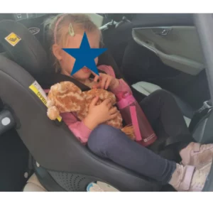 Toddler in Graco Turn2Me DLX i-Size