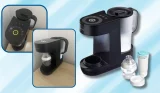Tommee Tippee Perfect Prep review featuring two images of the machine in testing and one main image of product