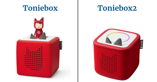 Toniebox and Toniebox2 differences