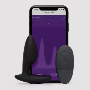 A product image of the We-Vibe Ditto+ Rechargeable Remote and App Control Vibrating Butt Plug