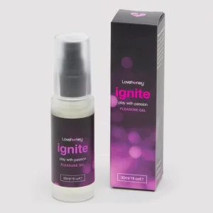 A product image of the Lovehoney Ignite Orgasm Gel 30ml