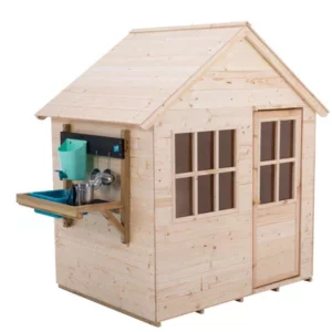 TP Hideaway Wooden Playhouse with Mud Kitchen