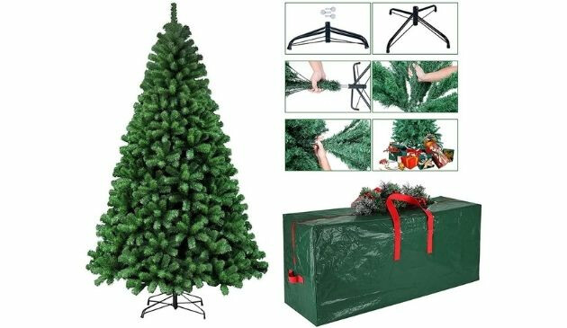 TradeXone Colorado Green Pine Bushy 7ft Artificial Christmas Tree