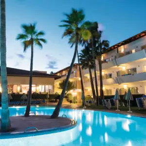 TUI Blue Grupotel Mallorca Mar main pool in evening