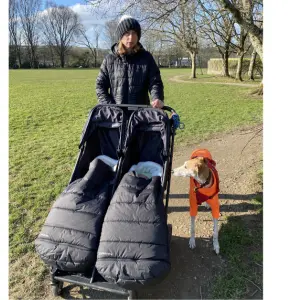 Twins in UPPAbaby Minu Duo