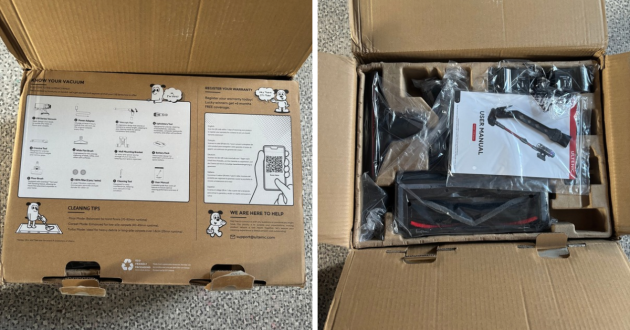 Unboxing the Ultenic U18 vacuum cleaner