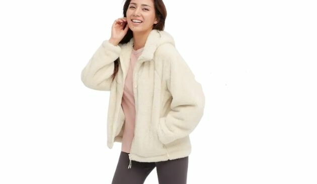 UNIQLO fleece hoodie