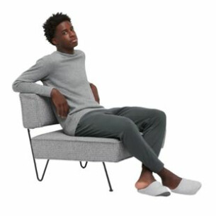 man in knitted fleece set