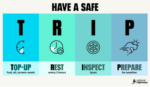 Have a safe T.R.I.P. this winter