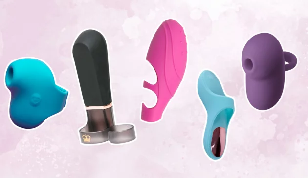 A collage of finger vibrators from Lovehoney, Ann Summers and INYA