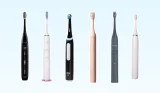 A collage of electric toothbrushes from Oral-B, Suri, Ordo, Philips and more