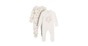 A product image of Disney The Lion King 2-Pack Simba Sleepsuits in Cream