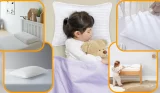 best toddler pillow main image including pillows from The Little Green Sheep, Silentnight, M&S, Panda London and Utopia Bedding