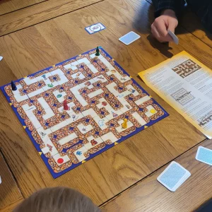 Labyrinth board game real image showing the game being played