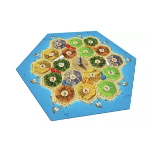 CATAN game image of board