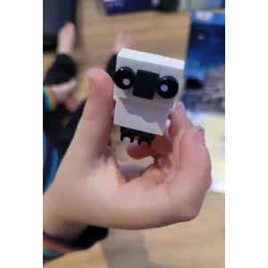 LEGO Harry Potter advent calendar in testing - close up of Hedwig mini build