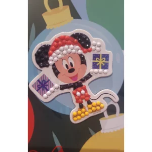 Craft Buddy Disney Crystal Art Advent Calendar in testing showing finished Mickey