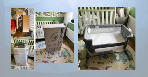 next2me crib in testing: set up and assembly