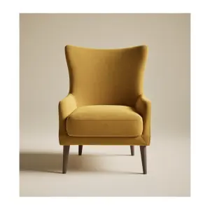 M&S Harriet Velvet Accent Chair