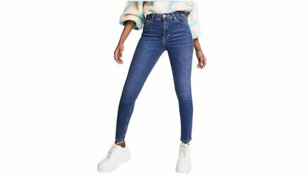 Topshop Jamie Recycled Cotton Blend Jean