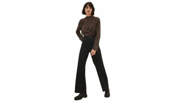 M&S Luxury High Waisted Wide Leg Jeans