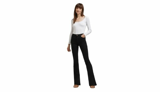 River Island Mid Rise Flared Jeans