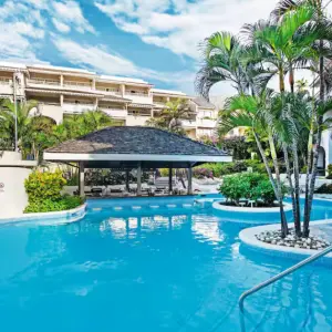 Bougainvillea Barbados pool