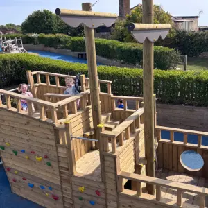Ladram Bay Holiday Park, Devon review image of children's playground