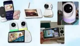 baby monitors hero image featuring babysense max view pro, Maxi-Cosi See Pro, Owlet Dream Duo and Momcozy BM04