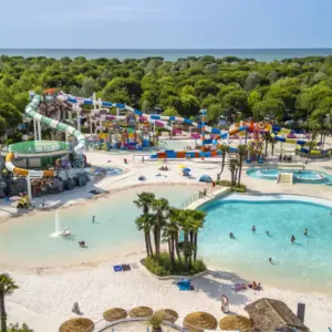 Eurocamp Union Lido Mare, Cavallino aerial view of parc