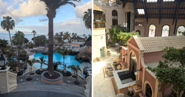 Hotel Bahia del Duque review image of pool and interior