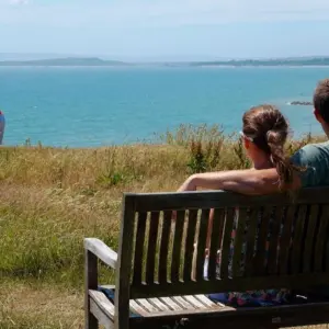 Hoburne Naish Holiday Park sea views