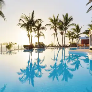 Infinity pool at the Adrian Hoteles Roca Nivaria hotel in Tenerife