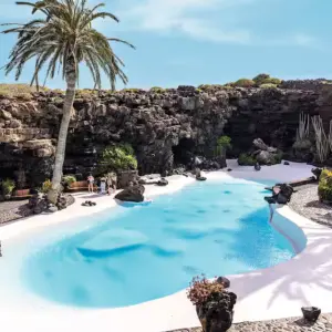 Best winter sun destinations: Lanzarote pool