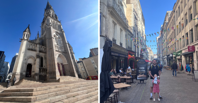 Eurocamp La Garangeoire review image showing nearby town of Nantes