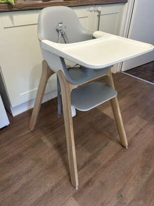 UPPAbaby Ciro highchair review image showing chair in testing