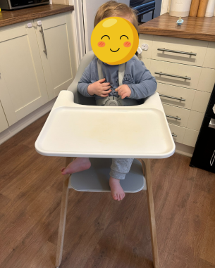 UPPAbaby Ciro highchair review image with baby