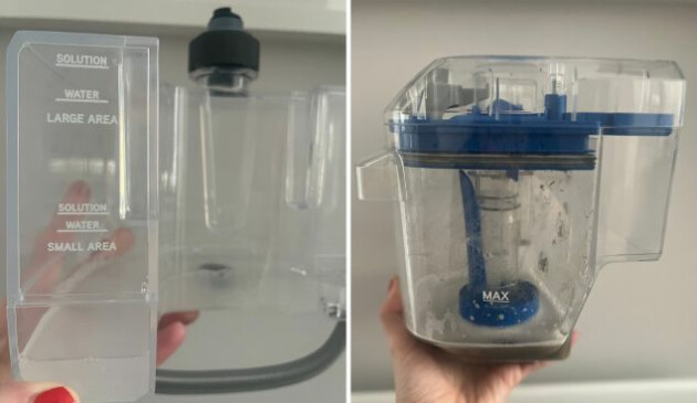 Vax SpotWash review water tanks