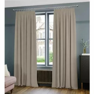 M&S Velvet Pencil Pleat Ultra Thermal Curtains