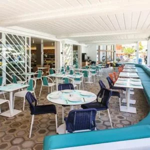 Restaurant at the Villa Mandi resort in Playa de Las Americas Tenerife