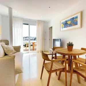 Lounge area at Villas del Lago in Menorca